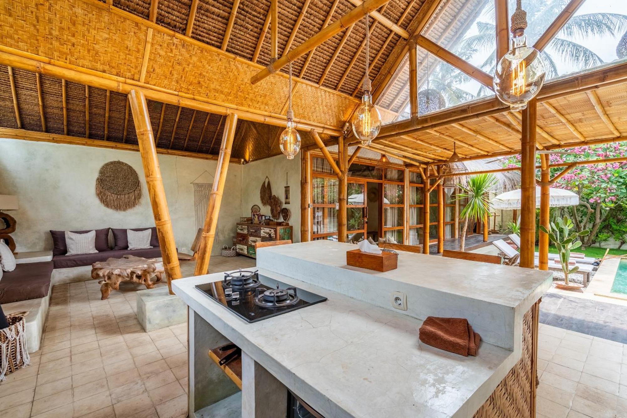 Villa Burung Gili Air Authentic 3-Bedroom Bamboo Villa With Private Pool Exterior photo